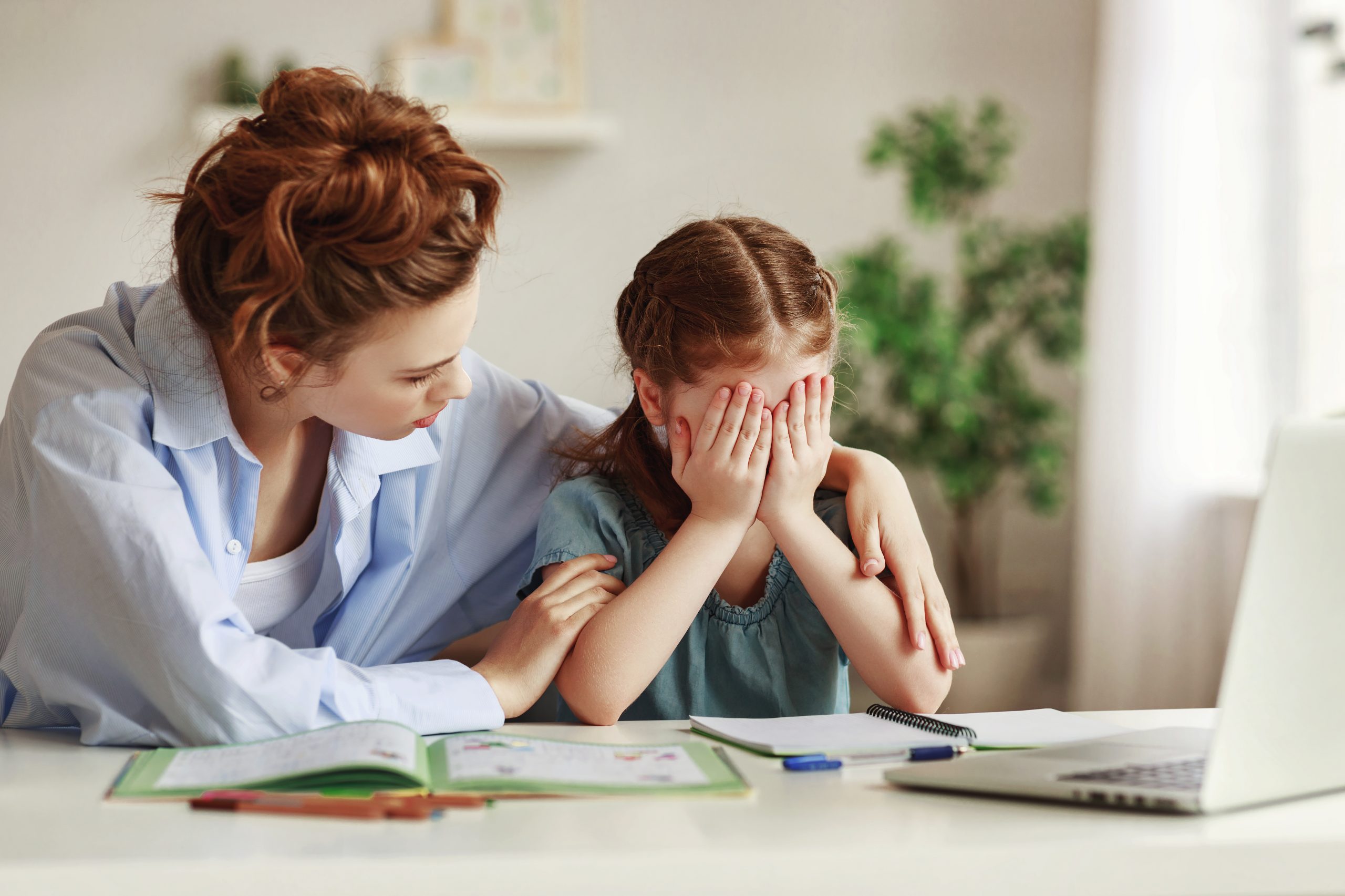 child experiencing back-to-school anxiety